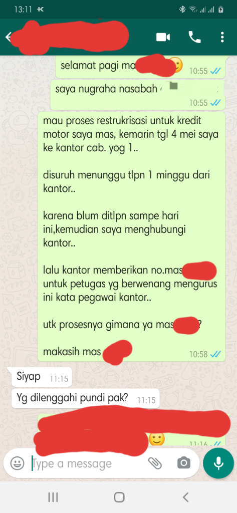 Curahan Hati Tentang Perusahaan Finance &#91;Bersabar Ini Ujian&#93;