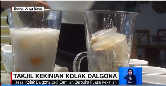 KOLAK DALGONA: Takjil Kekinian di Kota Bogor