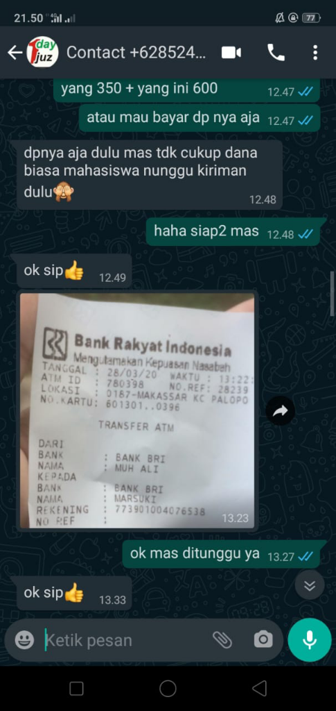 Open Order Pembuatan Website