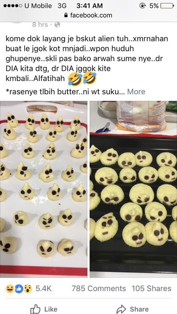 Kreasi Netizens Bikin Kue Alien Yang Lagi Nge-hits Di Malaysia Bikin Geleng-geleng.