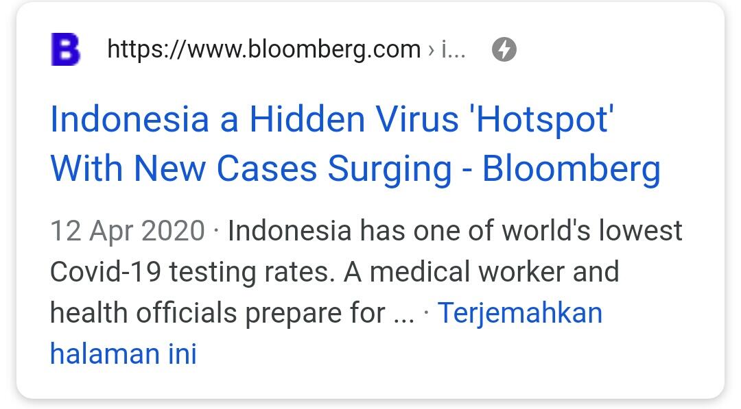 Indonesia Menyembunyikan Kasus Covid-19 yang sebenarnya, Apa Iya?