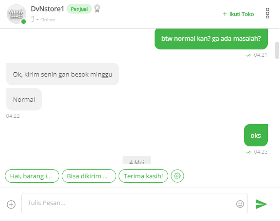 Exploit Penipuan di Tokopedia dengan modus barang retur diclaim hanya dusnya saja