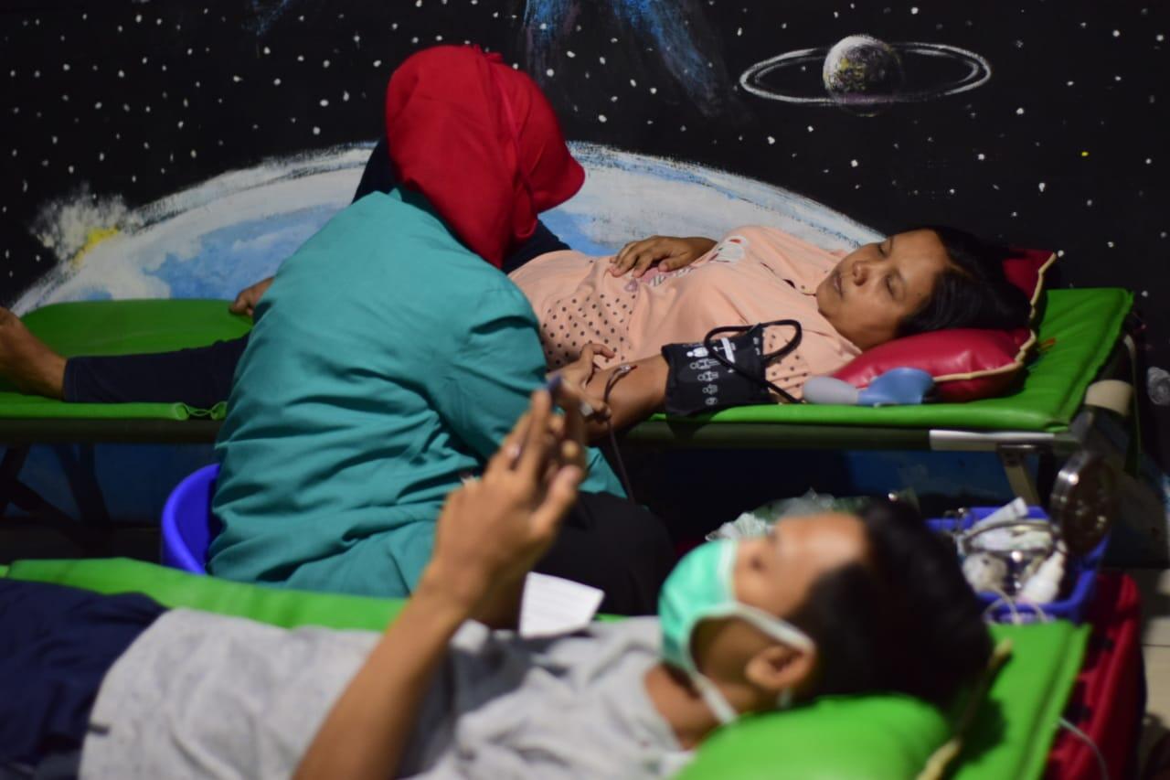 Aksi Sosial Warga Kelurahan Cimone Donor Darah Bersama PMI Kota Tangerang