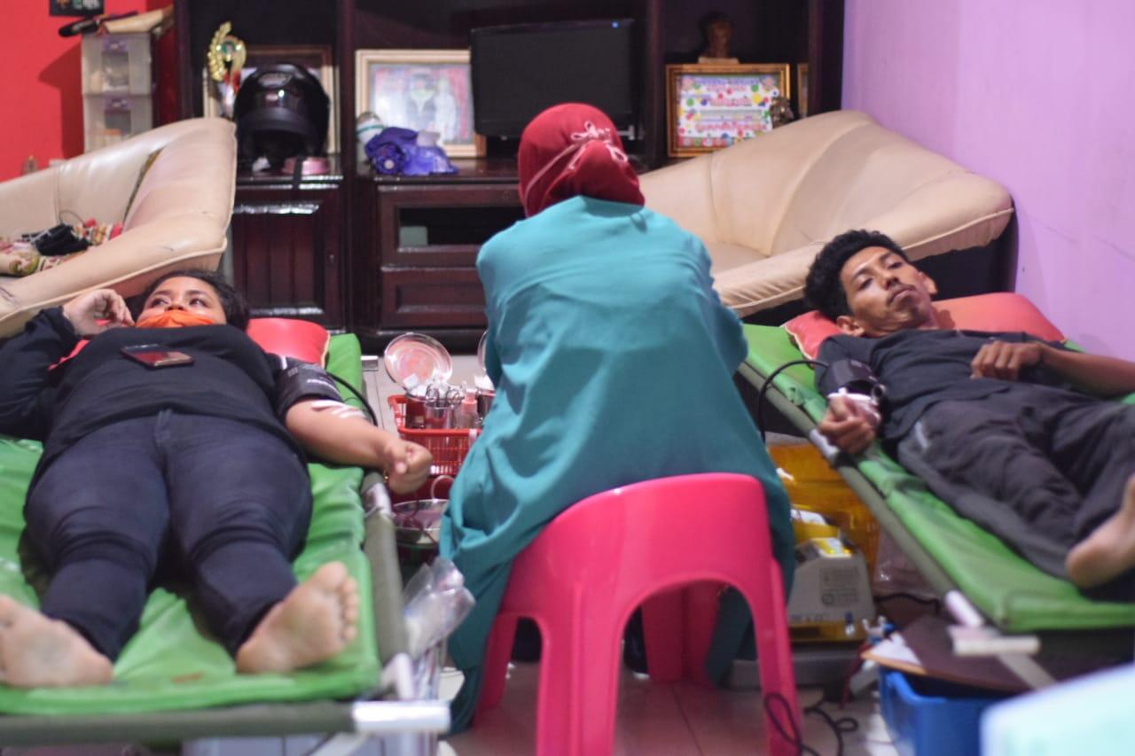 Aksi Sosial Warga Kelurahan Cimone Donor Darah Bersama PMI Kota Tangerang