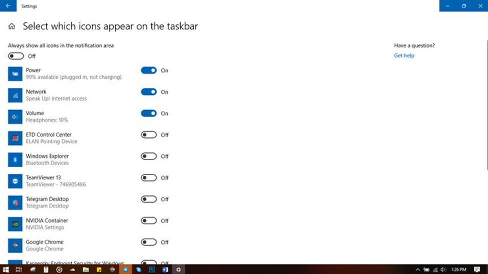5 Tips Optimasi Ruang Pada Taskbar Windows 10