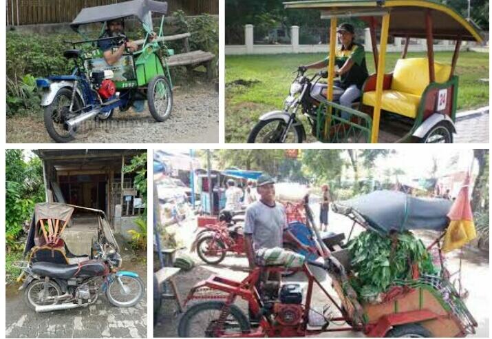 Becak Bersama Perjalanan Cintaku