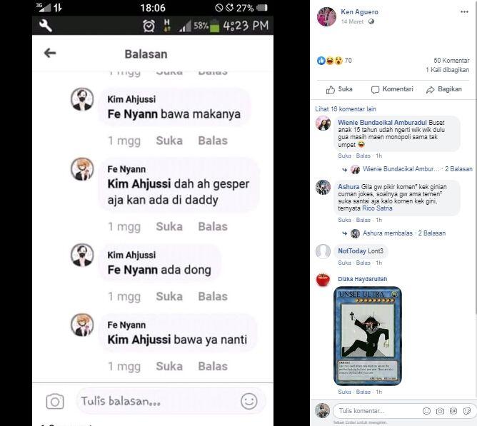 Beredar Isi Percakapan Diduga NF Dapat Perlakuan Masokis dari Kekasih