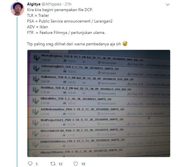 Bukan MP4 ini format Film di bioskop 