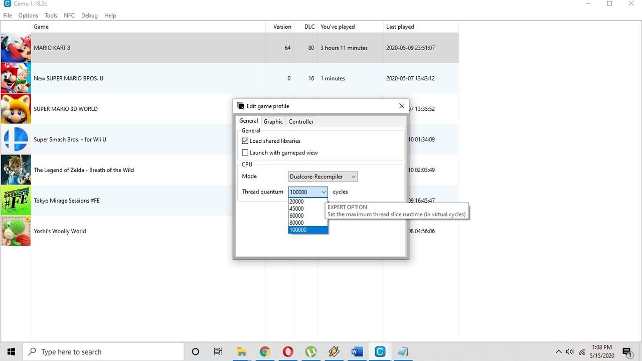 Seting Emulator Wii U (Cemu) Bikin Pc Kentang Bisa Maen Mario Kart Stabil &gt; 30 Fps