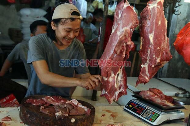 Jelang Lebaran, Penjualan Daging di Jakarta Merosot