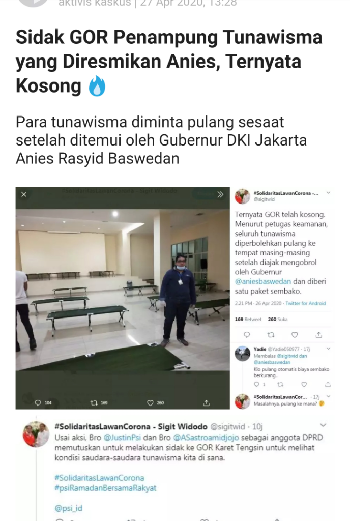 Bangun Bilik Isolasi Mandiri, Anies: Ini untuk Warga di Perkampungan Padat