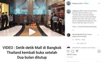 Viral Warga Thailand Serbu Mal dengan Brutal Usai Lockdown Dibuka, Ngeri Banget!