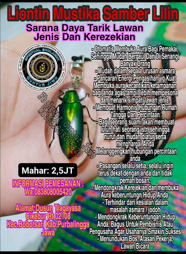 Liontin Mustika Samber Lilin Nur Alam