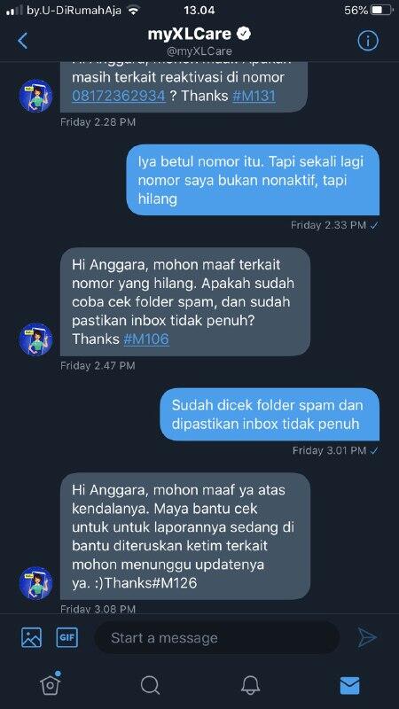 Customer Service XL Sebobrok Ini?