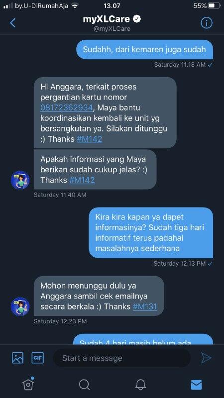 Customer Service XL Sebobrok Ini?