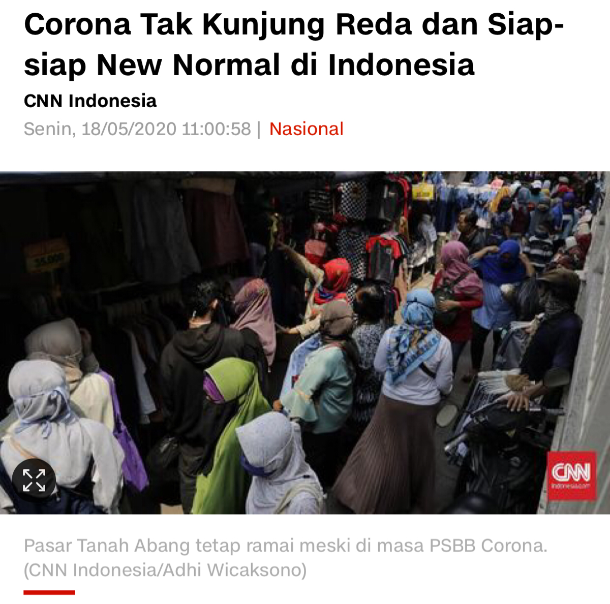 Corona Tak Kunjung Reda Dan Siap-siap New Normal Di Indonesia