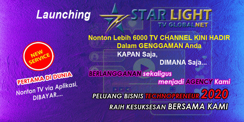 NONTON 6000 TV CHANNEL DI APLIKASI ANDA...DIBAYAR...MAU...??? WELCOME AGENCY