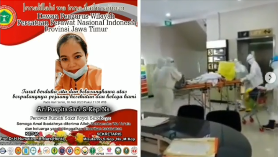 Viral! Hamil 4 Bulan, Perawat di Surabaya Meninggal Akibat Covid-19