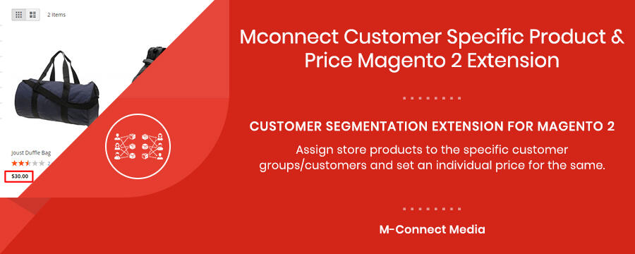 Mconnect Customer Specific Product & Price Extension for Magento 2
