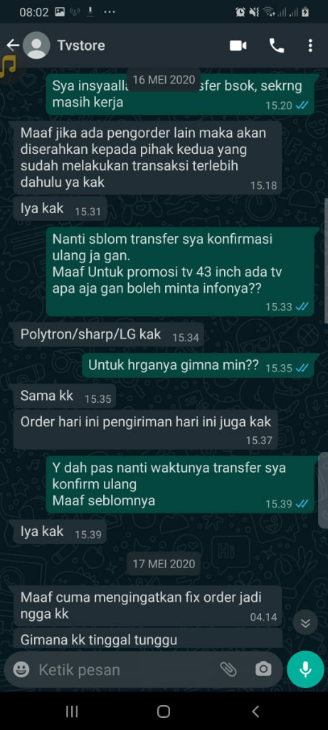 ( PENIPUAN @TVSTORE) pengalaman Tertipu Belanja Online Di Instagram @tvstore