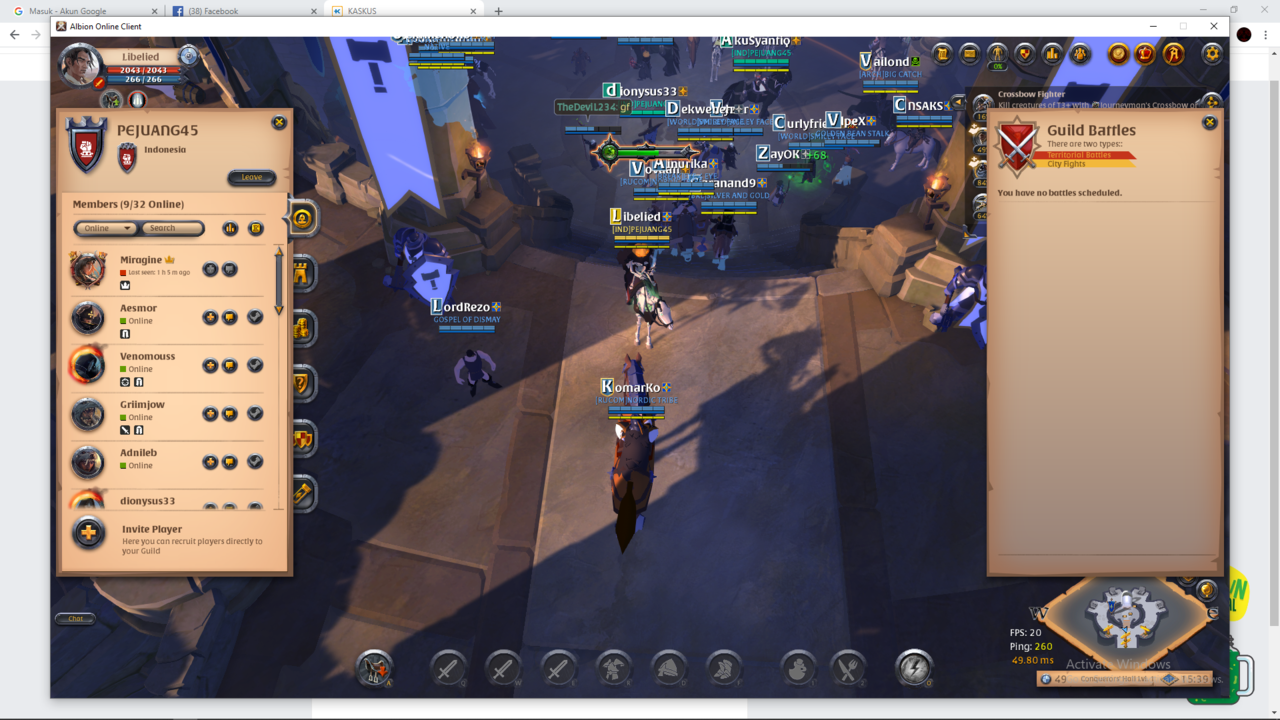 ALBION ONLINE INDONESIA GUILD PEJUANG45 OPEN MEMBER!!