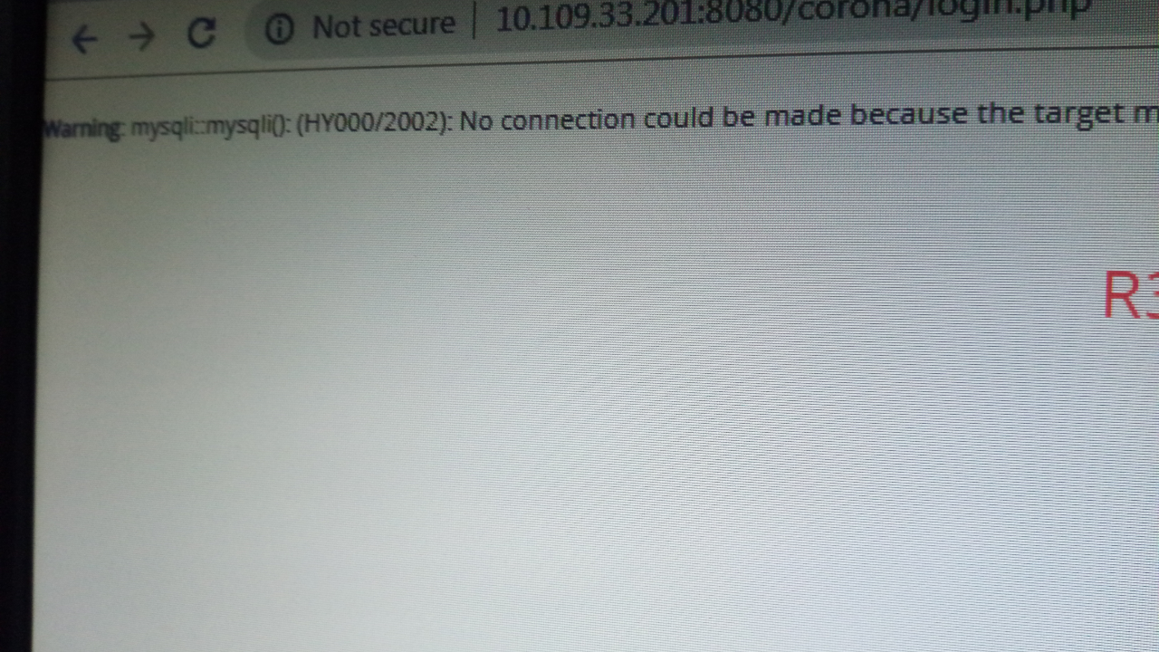 Mysqli real connect hy000 1045