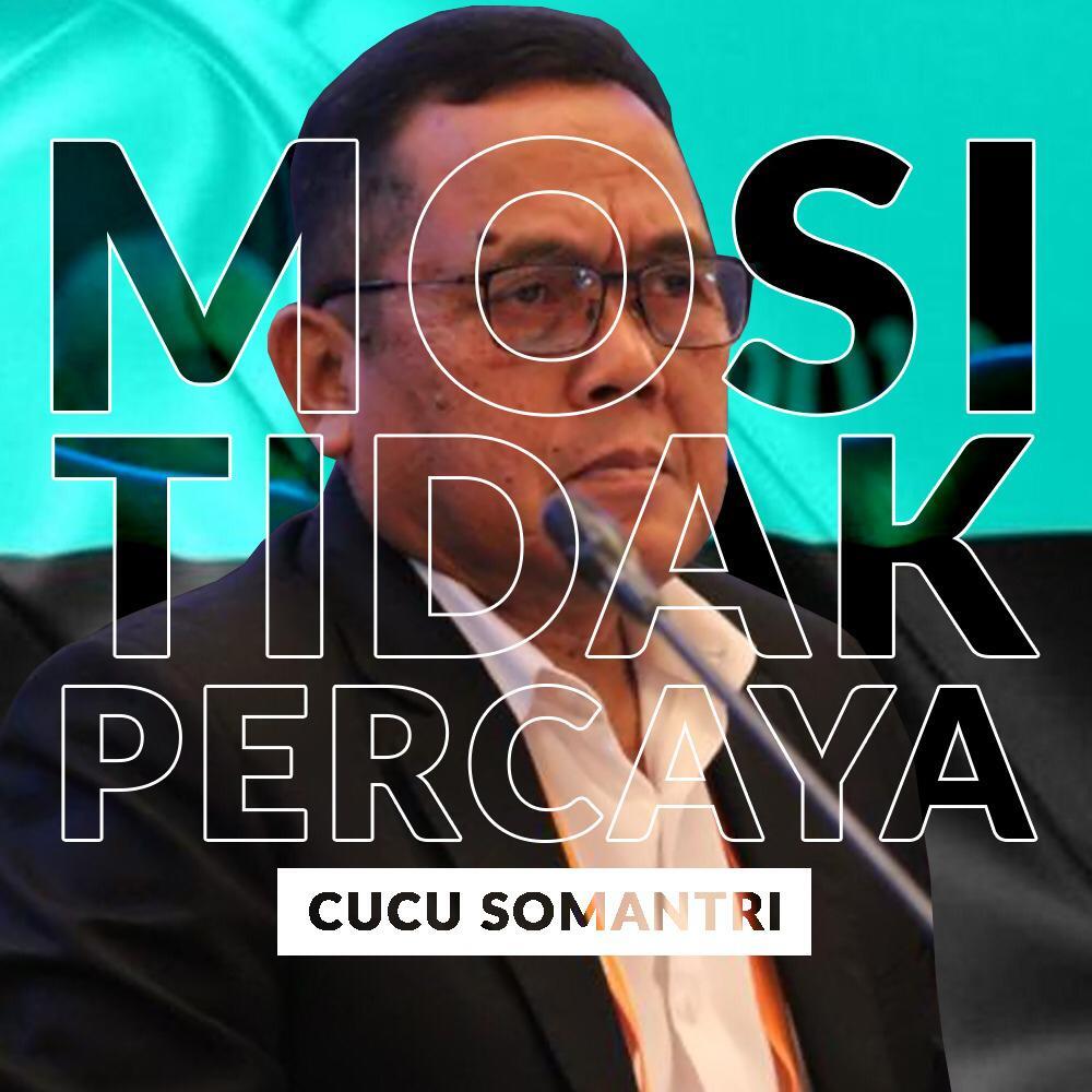 CUCU SOMANTRI MUNDUR, BUKTI KETIDAKBECUSAN MEMIMPIN ORGANISASI