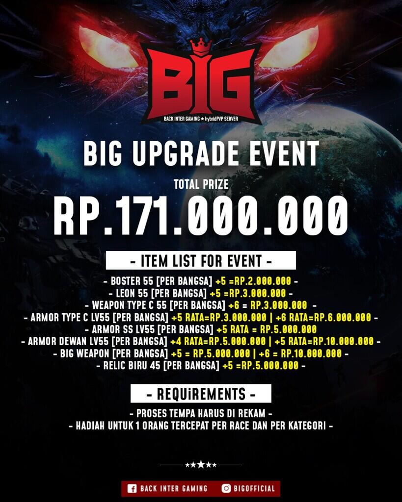 RF BACK INTERNASIONAL PVP SERVER (HADIAH 500JUTA) 