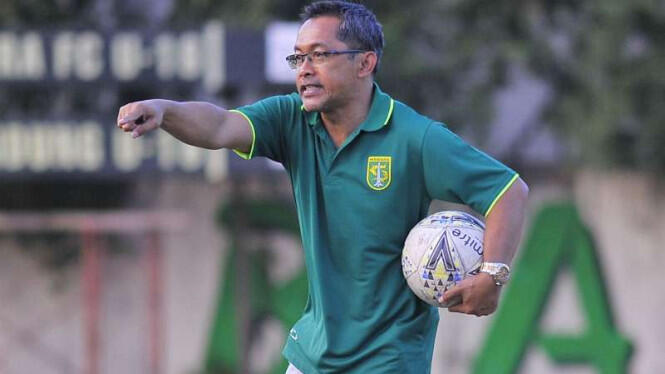 Aji Santoso ke Pemain Persebaya : Jangan Sampai Overweight