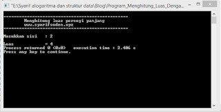 Contoh Program Fungsi Dengan Nilai Balik C++