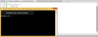 Contoh Program Fungsi Dengan Nilai Balik C++