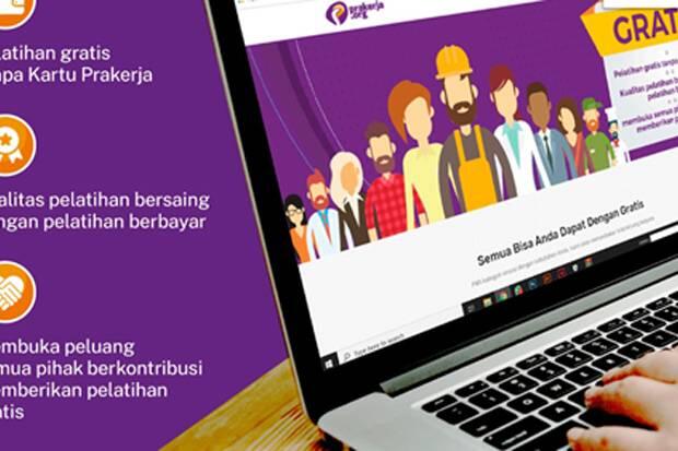 Sediakan Pelatihan Gratis, Begini Tampilan Situs Prakerja Tandingan