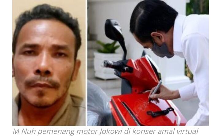 M Nuh Ngeprank Jokowi di Konser Amal? Tak Punya Duit Tebus Motor Rp2,5 M