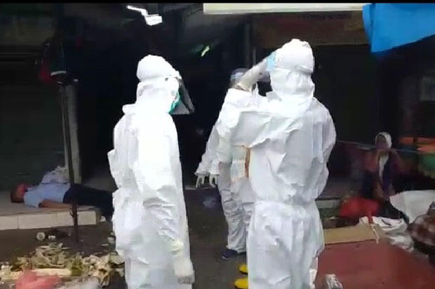 Ditemukan Tergeletak di Pasar Cik Puan, Warga Pekanbaru Meninggal