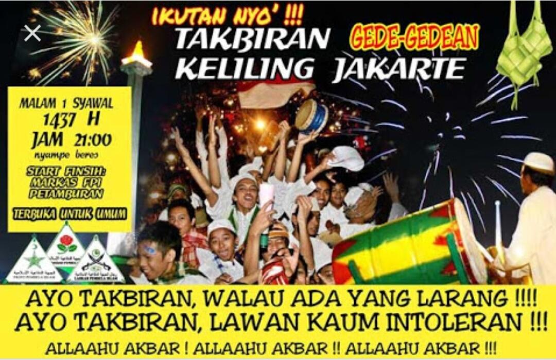 Anies: Laksanakan Takbir dan Shalat Idul Fitri di Rumah