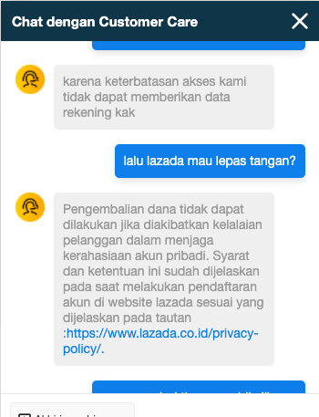 LAGI LAGI LAZADA BIKIN KECEWA GAN