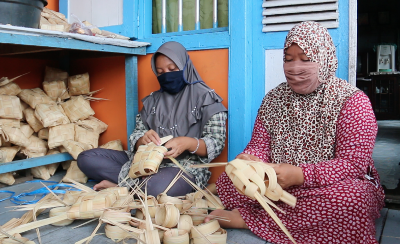 Cerita Dari Kampung Ketupat Samarinda, Sepi Pembeli Akibat Pandemi