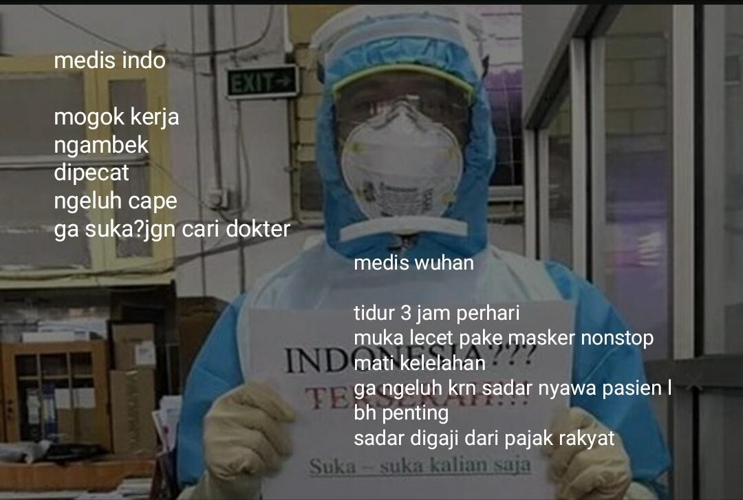 Sindir &quot;Indonesia Terserah&quot; tim medis,&quot;Gak Usah Banyak Gaya Kalian&quot;