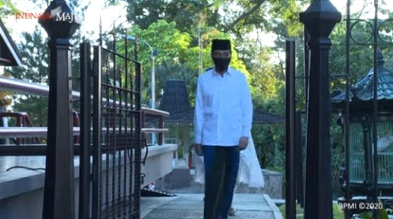 Terapkan Physical Distancing, Presiden Jokowi Gelar Salat Idul Fitri di Istana Bogor