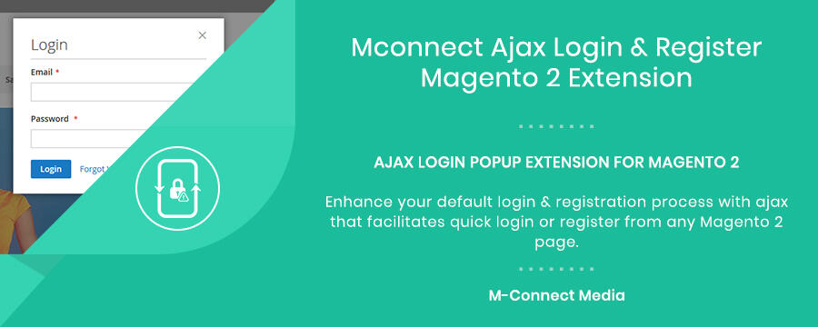 Mconnect Advanced Ajax Login & Register Extension for Magento 2