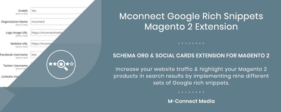 Mconnect Google Rich Snippets Extension for Magento 2