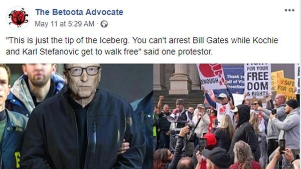 Beredar Gambar FBI Tangkap Bill Gates Atas Teror Biologis, Begini Faktanya