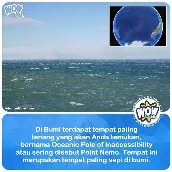 Tempat Terasing Di Dunia Yaitu Point Nemo