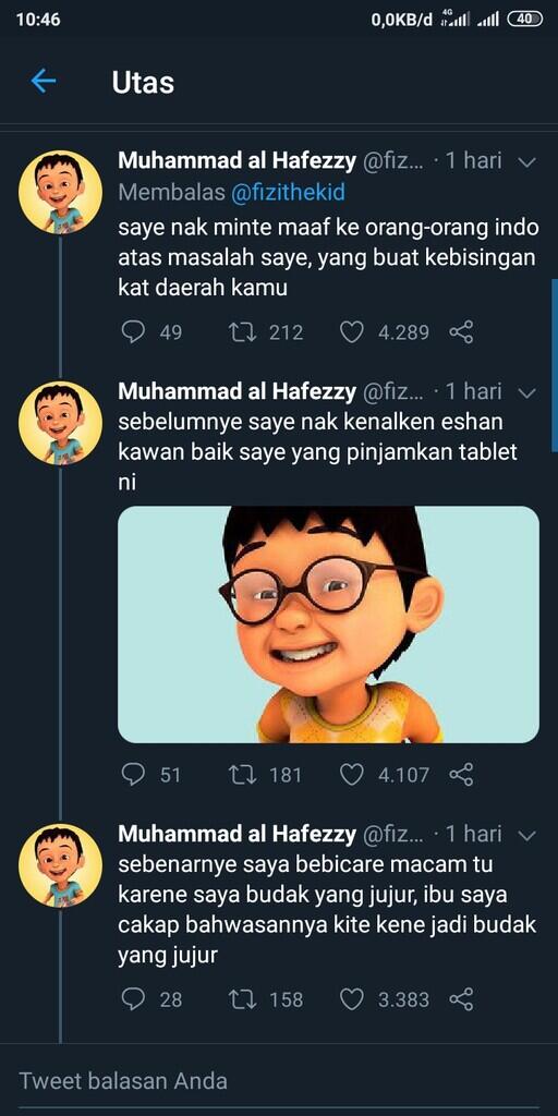 Akhirnya, Fizi Klarifikasi! Permintaan Maaf Fizi kepada Netizen