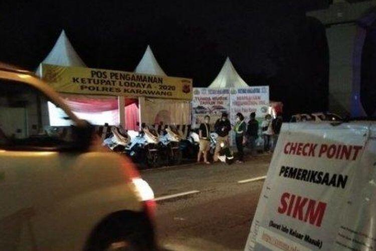 Kendaraan Menuju Jakarta Dihadang