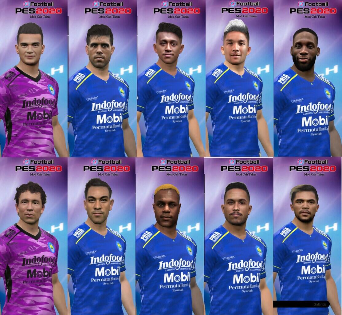 FACEPACK PERSIB BANDUNG PES 2017 FOR NSP 2020 BY MICANO4U