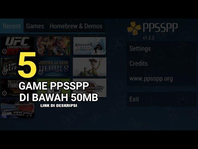 5 Game Ppsspp Ringan Dibawah 50mb