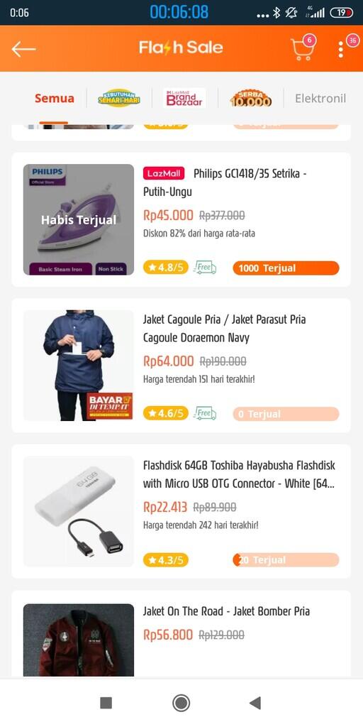 Gagal Belanja Flash Sale