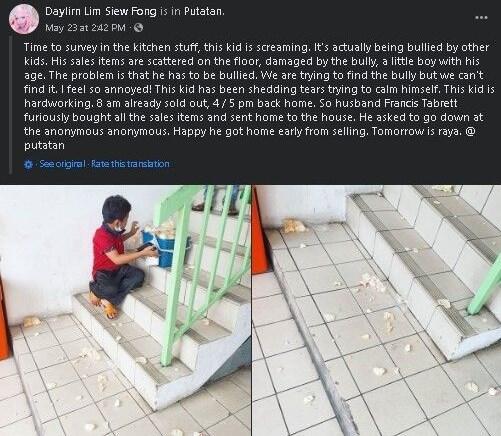 Bocah Penjual Kerupuk Nangis-nangis, Dibully Sampai Dagangannya Hancur Berantakan