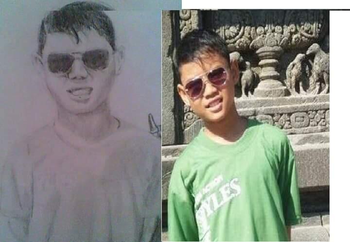 Selain Jago Edit Foto Bareng Artis, Ternyata Syahril Ramadan Juga Jago Melukis.